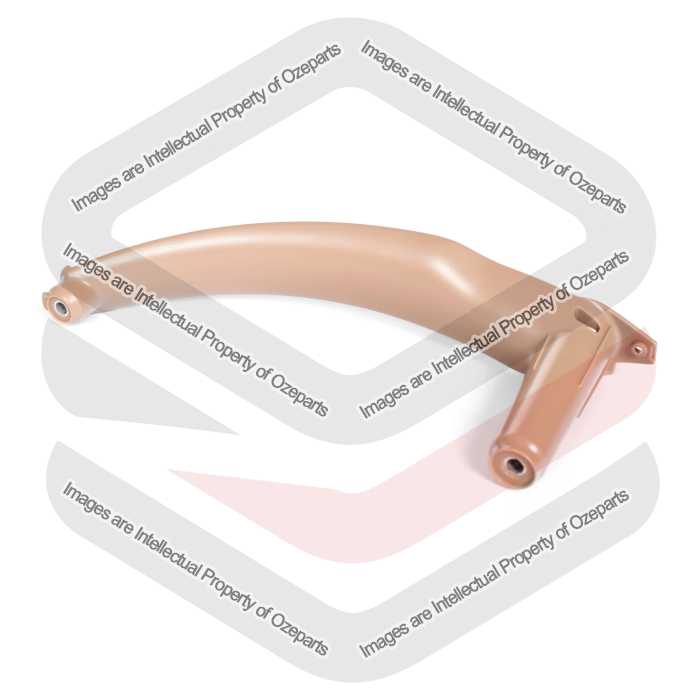 Door Handle Inner Pull Trim   Rear (Beige)