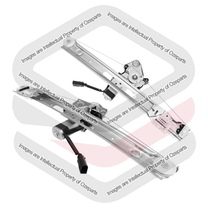 Door Window Regulator Rear (Electric With Motor) (SET LH+RH)