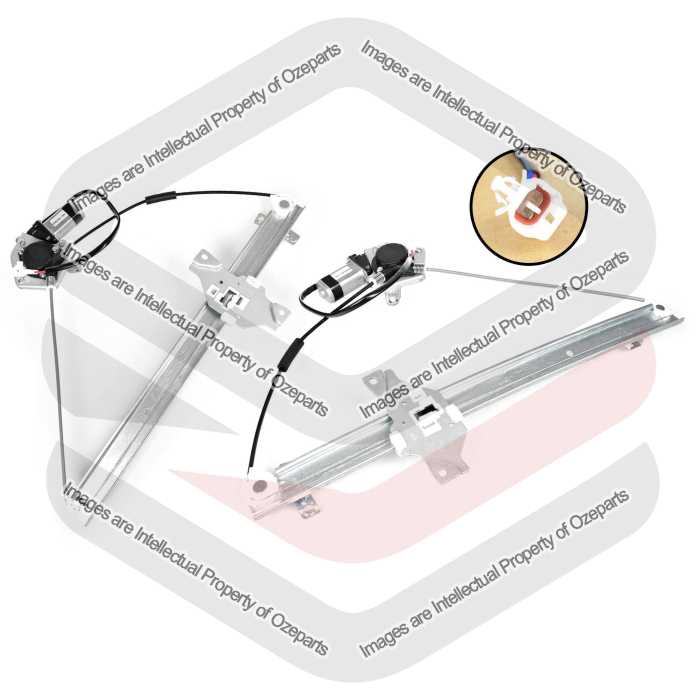 Door Window Regulator Front - 3 Door Only (Electric With Motor) (SET LH+RH)