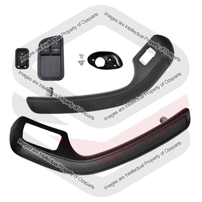Door Pull Handle AM + Switch Window (SET of 4) Ute / 2 Door Tray