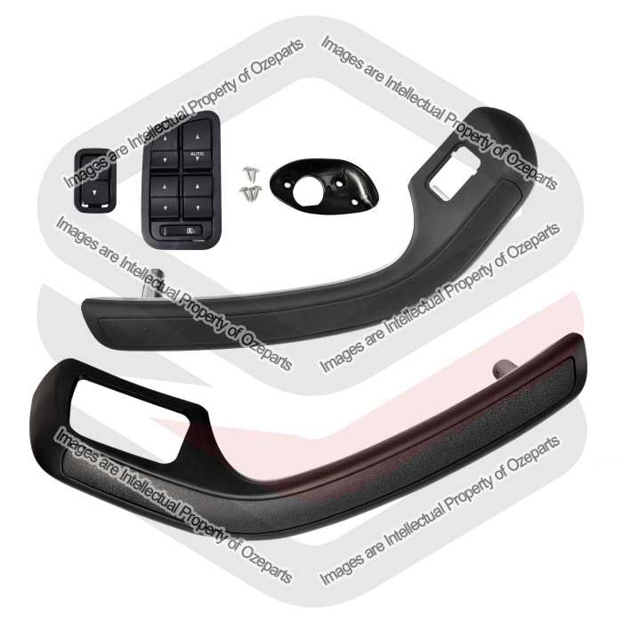 Door Pull Handle AM + Switch Window (SET of 4) Sedan / Wagon