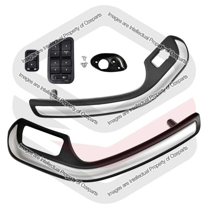 Door Pull Handle AM + Switch Window (SET of 4) Sedan / Wagon