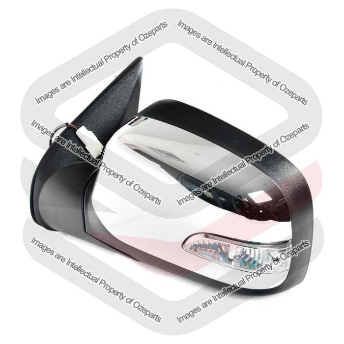Door Mirror Electric (Short Flasher Chrome)