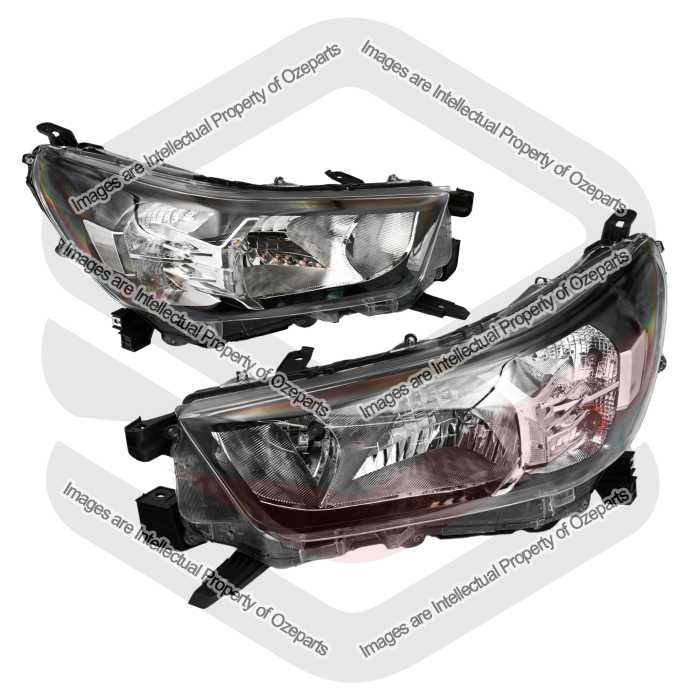 Head Light AM (Halogen, Non Projector) (SET LH+RH)