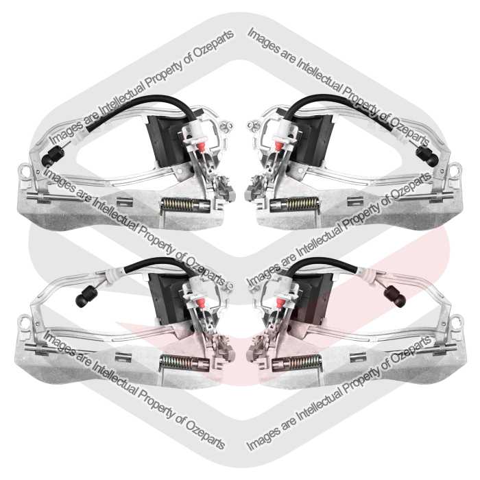 Door Handle Outer  Carrier (With Cable) (SET 4)