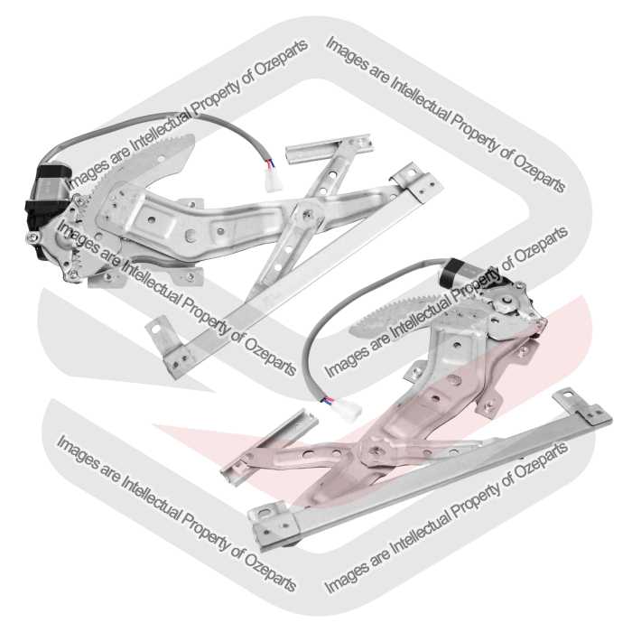 Door Window Regulator Rear (Electric With Motor) (SET LH+RH)