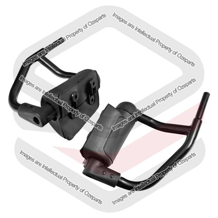 Door Mirror Arm AM (Mount on Door Frame Edge) - Short Arm (SET LH+RH)