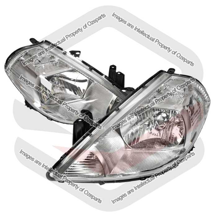 Head Light AM (With Reflector Cap - Ref Description) (Set LH+RH)