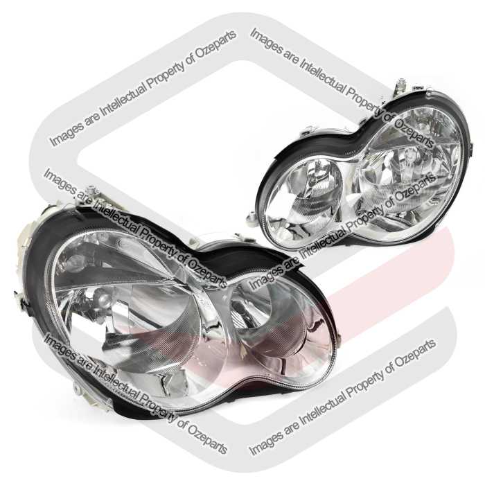 Head Light AM (Halogen) - Clear Lens Upgrade (Set LH+RH)