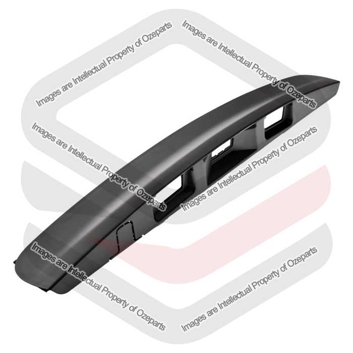 Tailgate Handle Garnish (Black) (No Oval Hole - ST / ST-L)