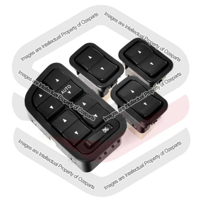 Switch Window (4 BUTTONS) 13 Pins With ILLUMINATION (SET 4)