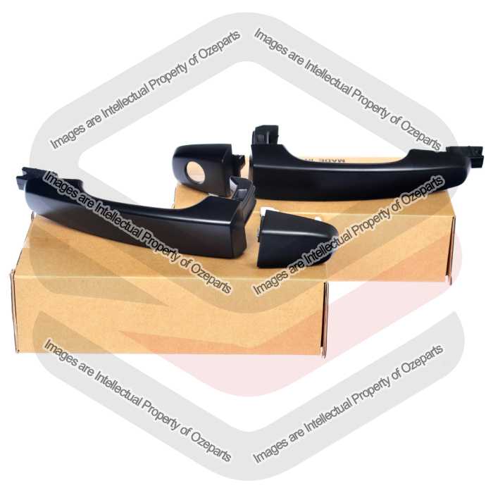 Door Handle Outer    Front  (Black) (SET LH+RH)