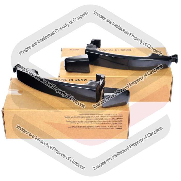 Door Handle Outer   (Black) REAR (SET LH+RH)