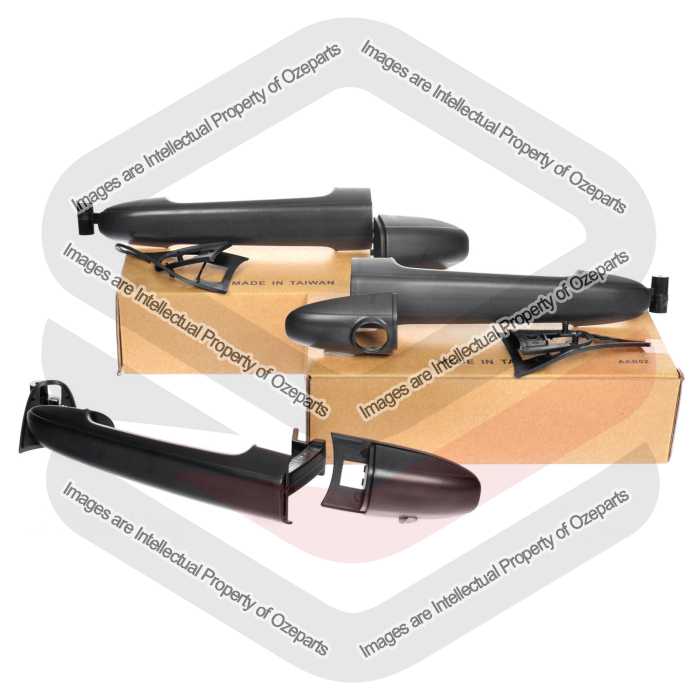 Set of 3 Pcs OUTER Door Handles (Texture) For Mercedes Sprinter W906 2006~2018