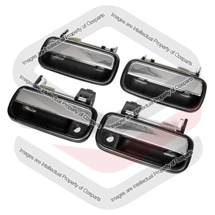Door Handle Outer (Chrome Lever) (SET 4)