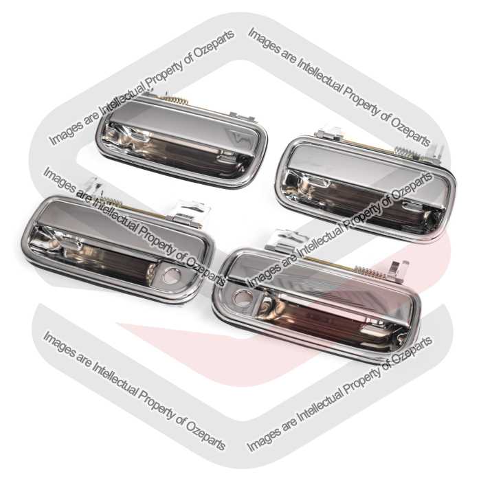 Door Handle Outer (Full Chrome) (SET 4)