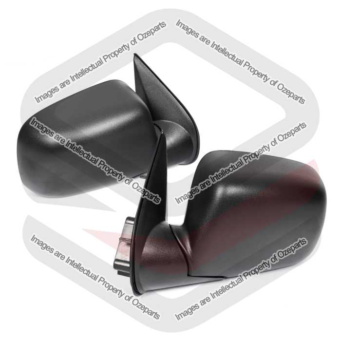 Door Mirror AM (Electric Black) No Flasher (SET LH+RH)