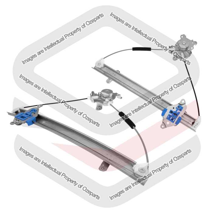 Door Window Regulator Front (Electric No Motor) (SET LH+RH)