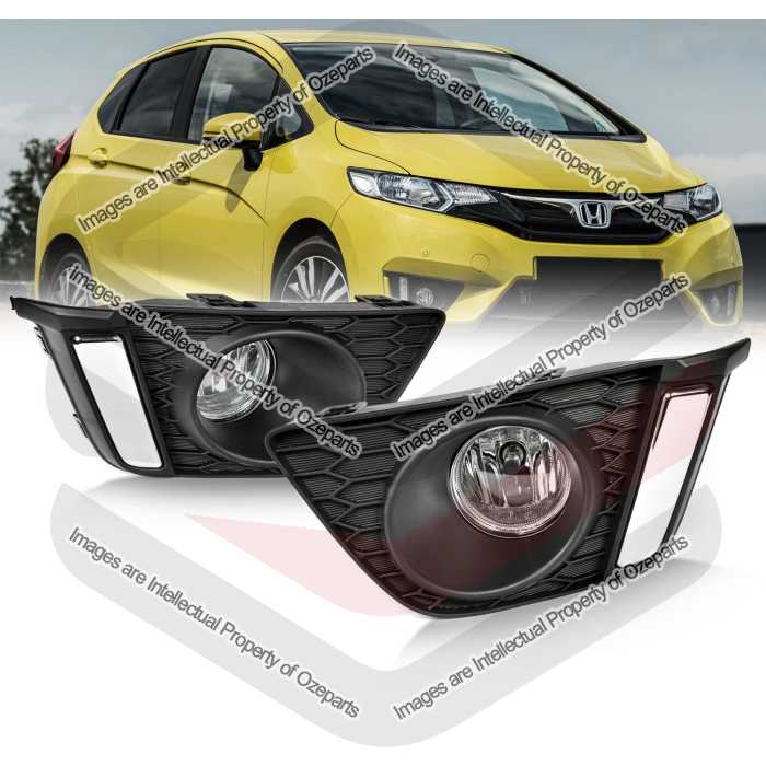 Fog Lamp Kit (Black Bezel, Chrome Mould) (To 2017)