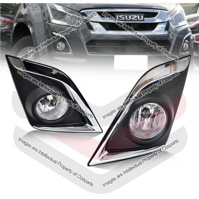 Fog Lamp Kit Bumper A (Black Cover Chrome Ring)