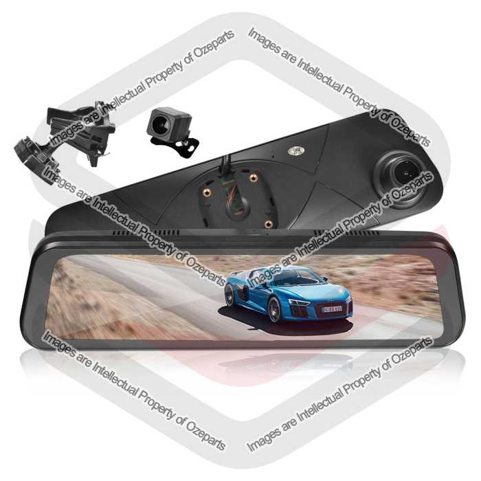 Interior Rear View Mirror Dash Camera (With Reverse Camera) - Type 1 Bracket