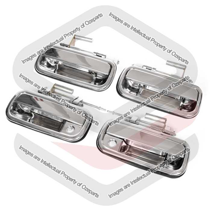 Door Handle Outer (Chrome) (SET 4)