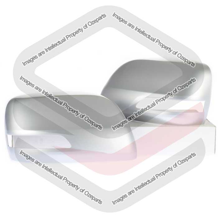 Door Mirror Cover OE (Silver SUIT WITH LIGHT MIRROR) (Set LH+RH)