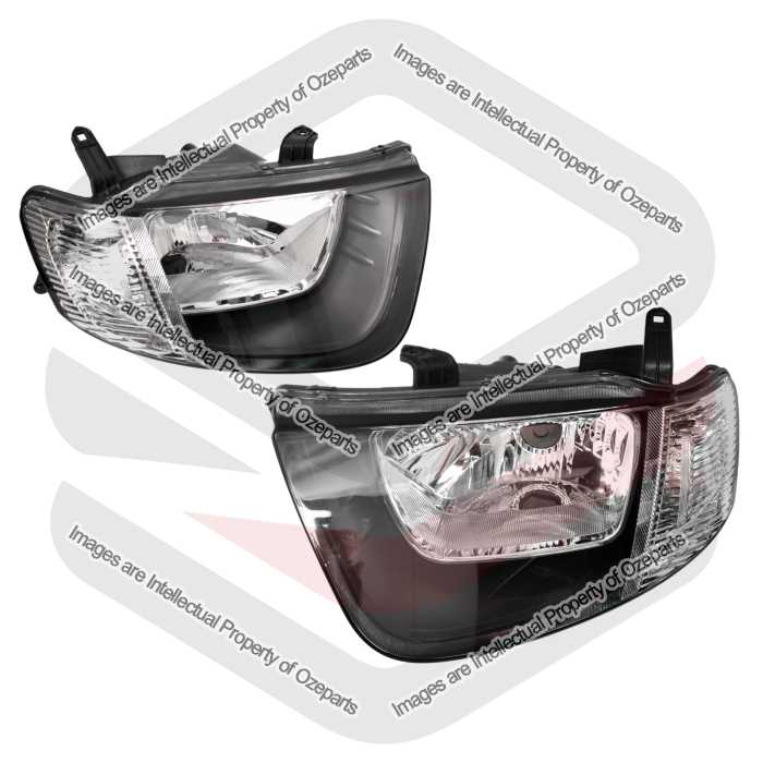 Head Light AM (Square Reflector) GX / GLX (Set LH+RH)