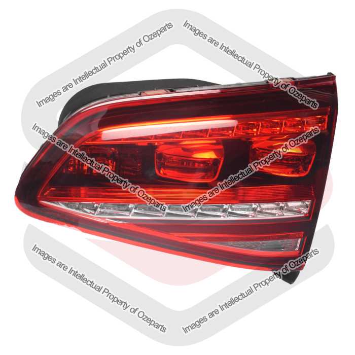 RH Right Inner Tail Light Rear Lamp LED For VW Volkswagen Golf MK7 GTi 2013~2017