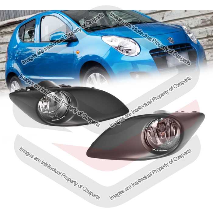 Full Set Fog Light Spot Driving Lamp KIT For Suzuki Alto GF Hatch 2009~2014
