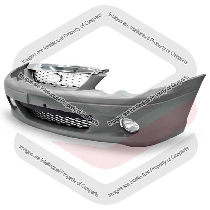 Bar Cover (XR6/8) + Lower Grille + Fog Lamps + Upper Grille (Chrome)