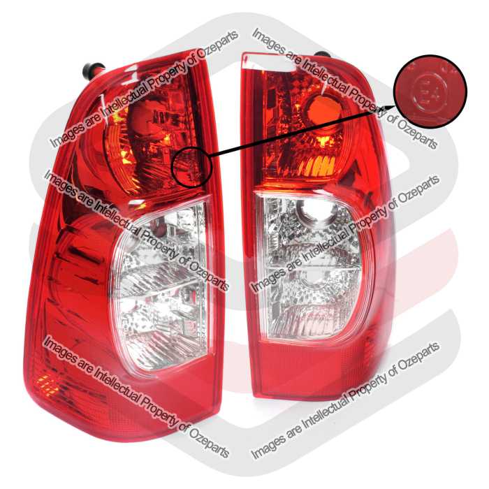 Tail Light AM LT (Non Tinted) Emark (SET LH+RH)