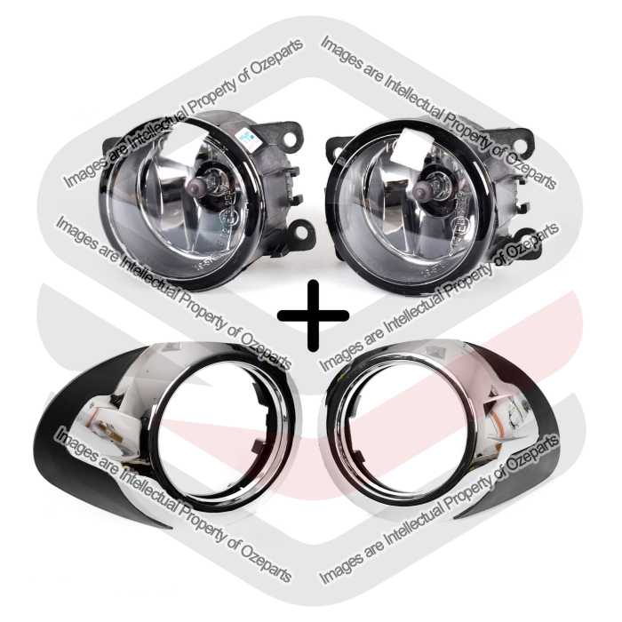 Fog Lamp (Standard) With H11 Globe + Cover (Set LH+RH)