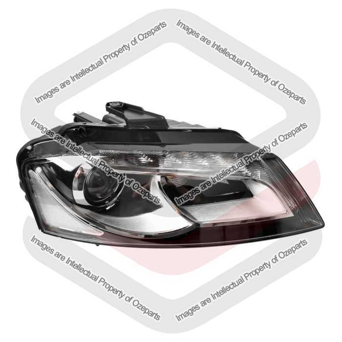 DEPO Fits Audi A3 8P Series 2 2008~2013 | Headlight Head Light Front Lamp (Xenon, Non Adaptive) | RH RHS Right Hand (Driver Side)