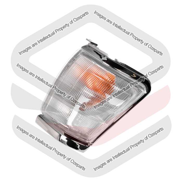 Corner Light AM - 2 Socket Type (Top & Bottom Mould Chrome)