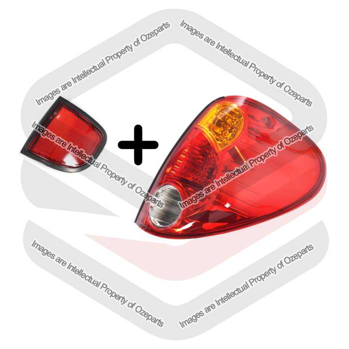 Tail Light Ute AM + Bar Reflector Ute AM (SET 2)