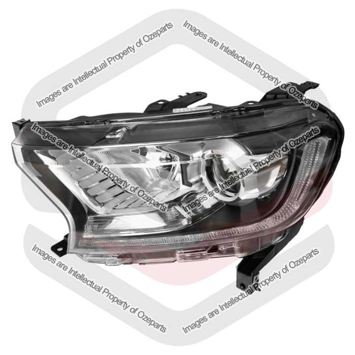 Head Light AM (Xenon, With LED DRL) - Wildtrak