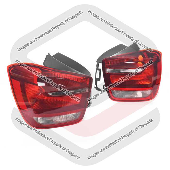TYC Fits BMW 1 Series F20 Hatch 2011~2015 | Tail Light Rear Lamp (Non LED Type) | Pair of LH LHS Left Hand + RH RHS Right Hand