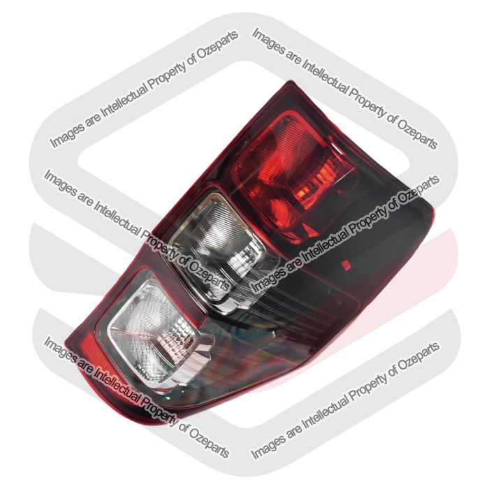 Tail Light AM (Ute) With E Mark (Gloss Black) -  TYC