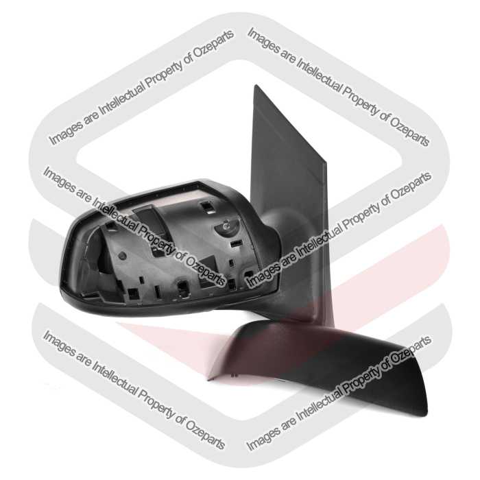 Door Mirror Assembly Electric  (Texture Black Cover) - 5 Pin No Indicator Light