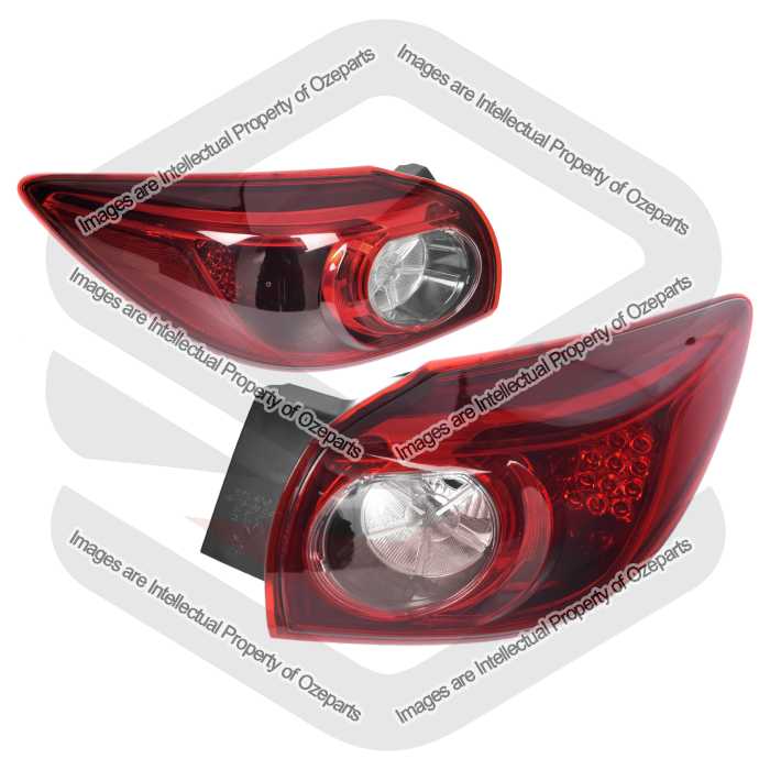 Tail Light Hatch AM (With LED TYPE) (SET LH+RH)