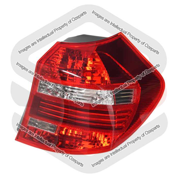 Tail Light AM (With LED, CLEAR RED Lens)
