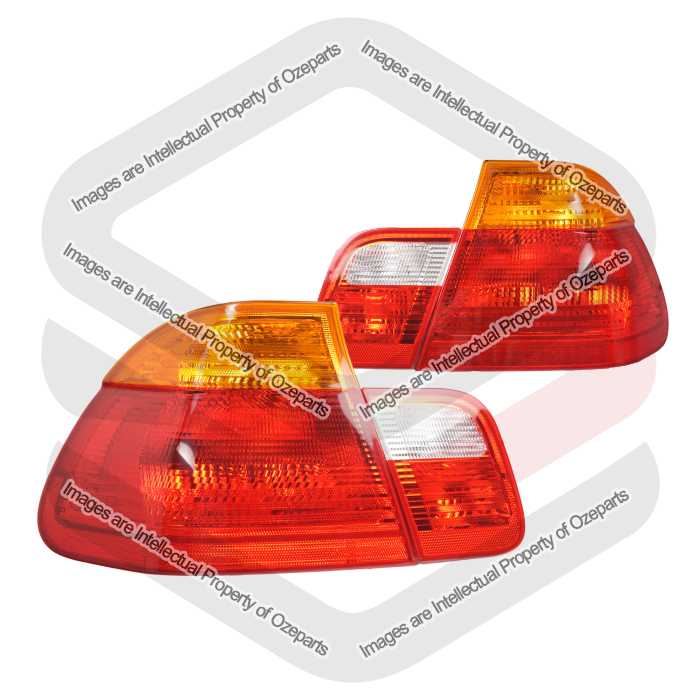 Tail Light AM (Amber Lens) + Rear Garnish (SET 4)