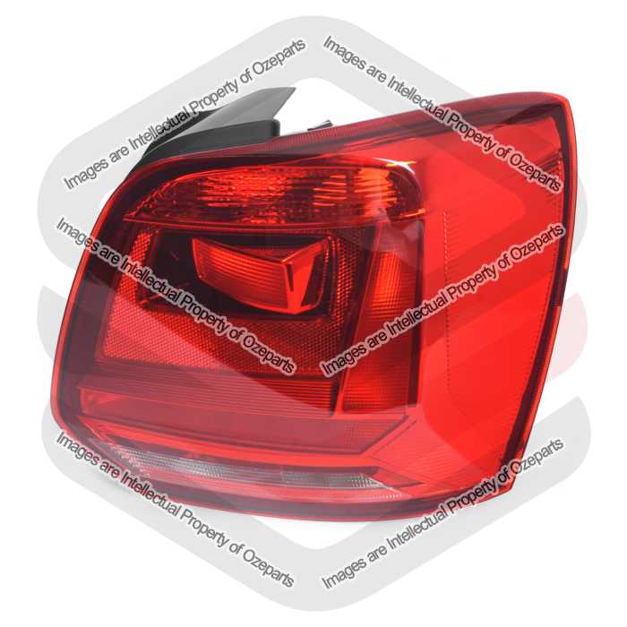 RH Right Hand Tail Light Rear Lamp (Non Tinted) For VW Volkswagen Polo 6R 14~17