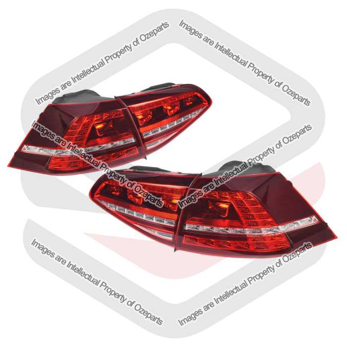 Tail Light Outer + Inner Rear Garnish (LED) - GTI Performance Only (SET 4 Pcs)