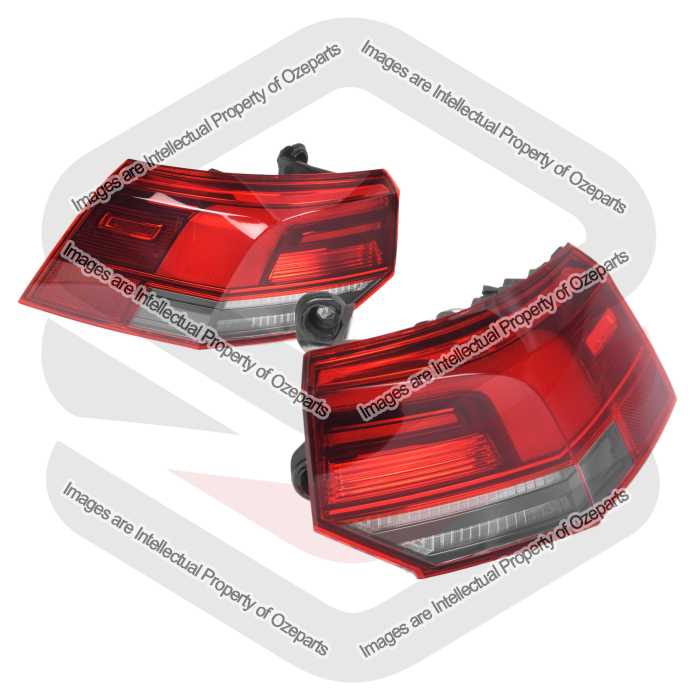 Tail Light Outer AM (LED) - TSI / GTI Only (SET LH+RH)
