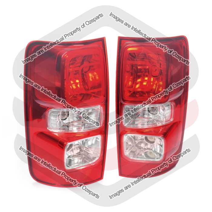 Pair LH+RH Tail Light Lamp (Non LED) For Holden Colorado Ute RG 2012~2020 Emark