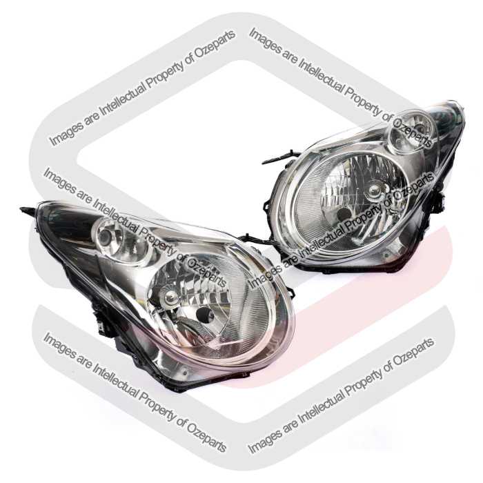 Set / Pair of LH+RH Head Light Lamp For Suzuki Alto Hatch GF 2009~2014