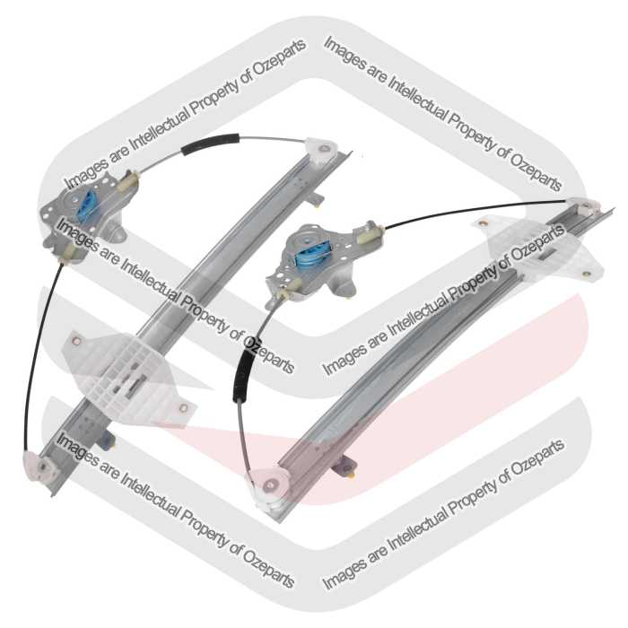 Door Window Regulator Front (Electric No Motor) (SET LH+RH)