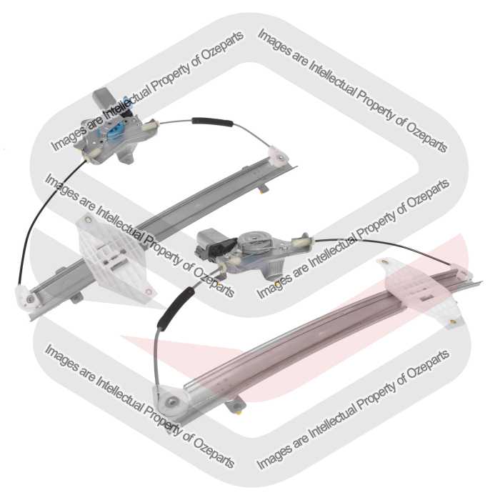 Door Window Regulator Front (Electric With Motor) (SET LH+RH)